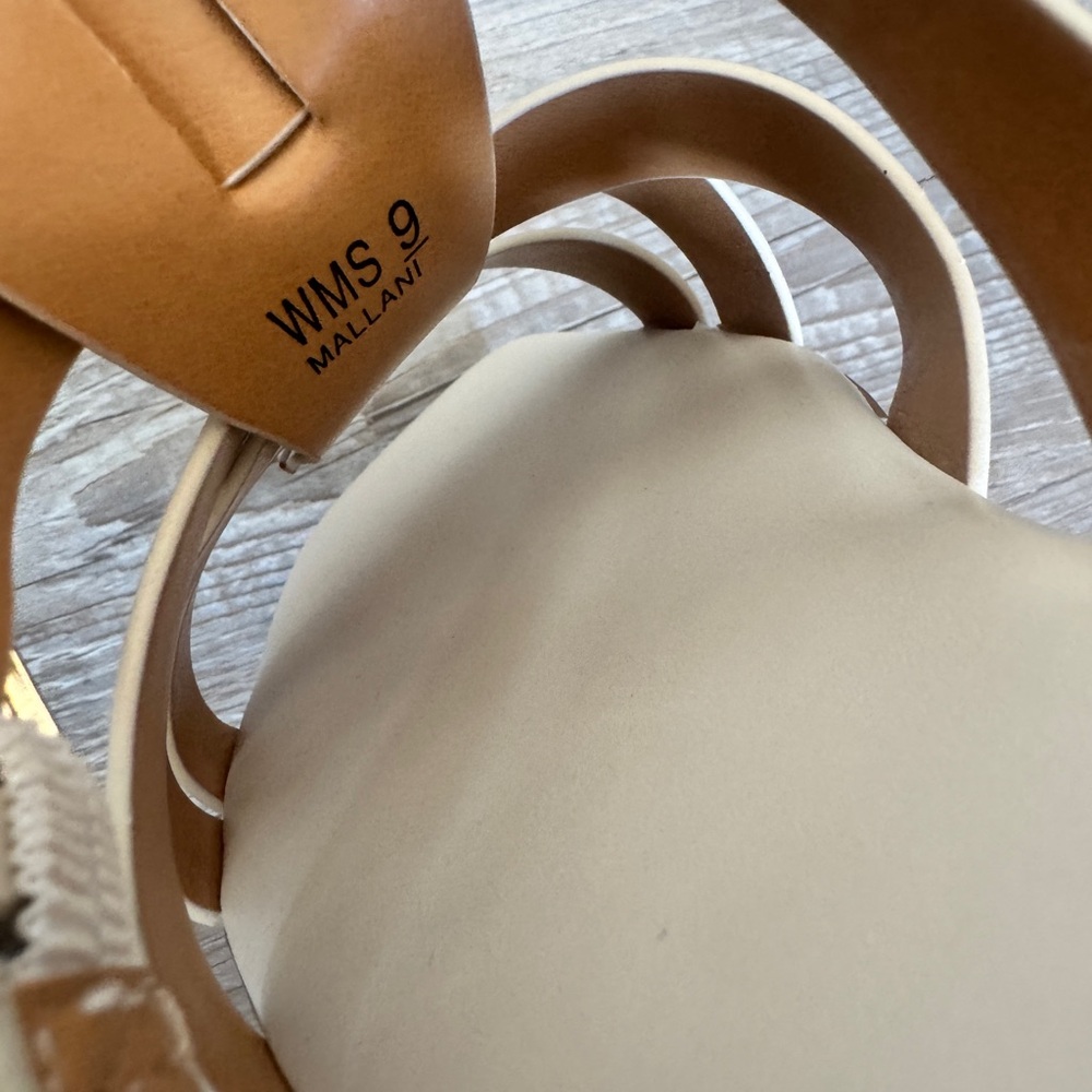 DV by Dolce Vita Medina Strappy Slide Sandal — Ivory Bone — Women’s Size 9 NWOT - Picture 3 of 9
